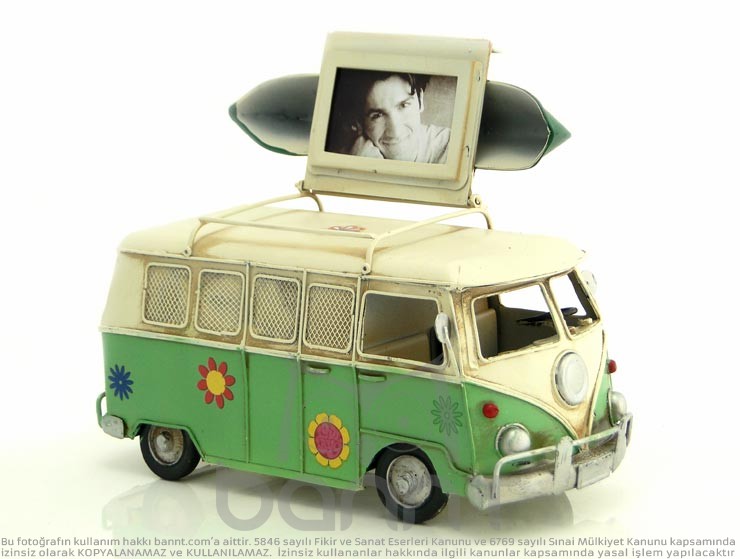 Campervan Vosvos Fotoğraf Çerçeveli Kumbara (Orta Boy) Campervan Vosvos Fotoğraf Çerçeveli Kumbara (Orta Boy)
