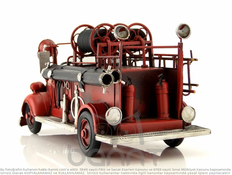 Retro Fire Truck (Büyük Boy) Retro Fire Truck (Büyük Boy)