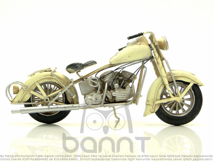 Vintage Chopper Metal Motosiklet Vintage Chopper Metal Motosiklet