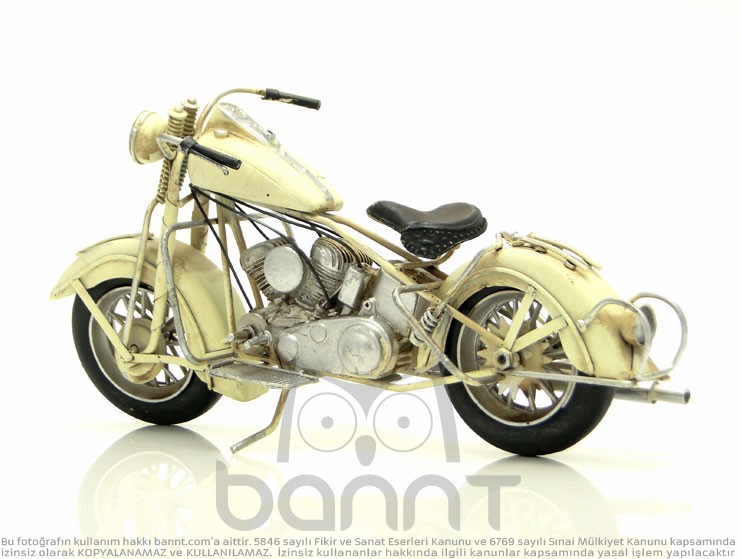 Vintage Chopper Metal Motosiklet Vintage Chopper Metal Motosiklet