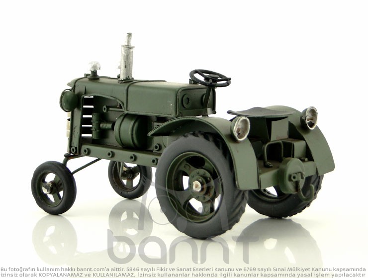 Metal Model Traktör (Yeşil)