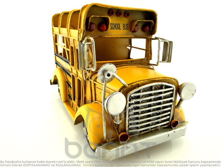 Retro School Bus Kalemlik (Büyük Boy)