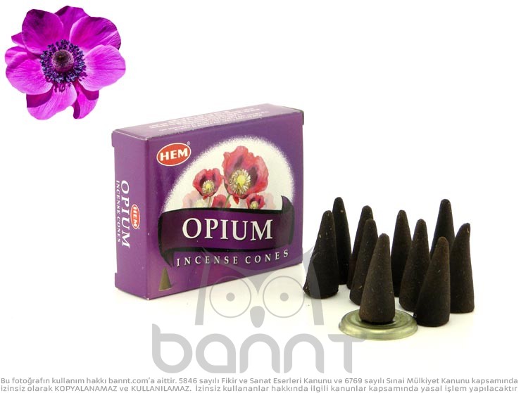 Opium Haşhaş Konik Tütsü