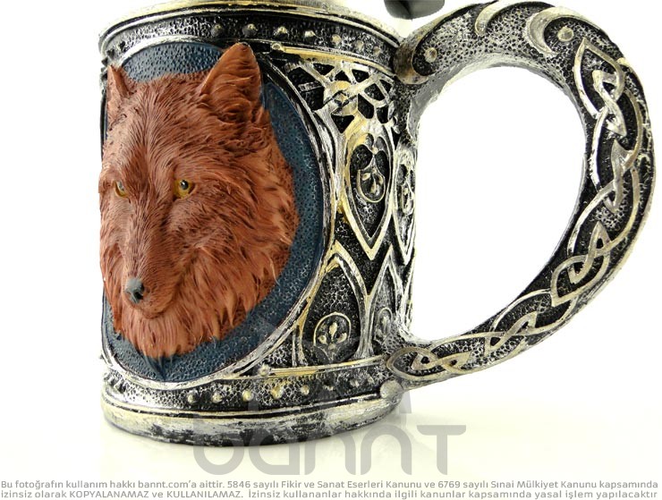 Wolf Mug 3D Kupa Bardak