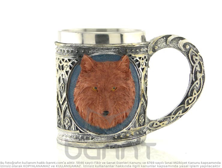 Wolf Mug 3D Kupa Bardak