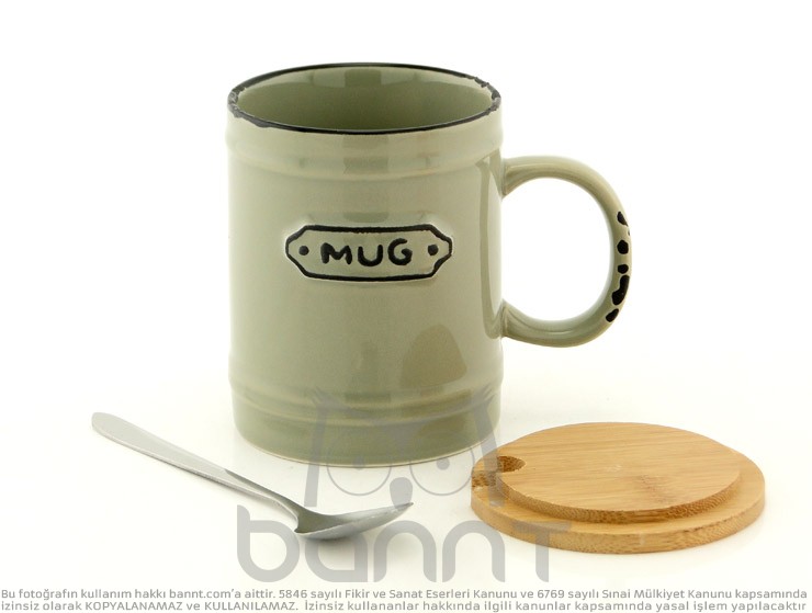 Emaye Mug Kupa (Yeşil) Emaye Mug Kupa (Yeşil)