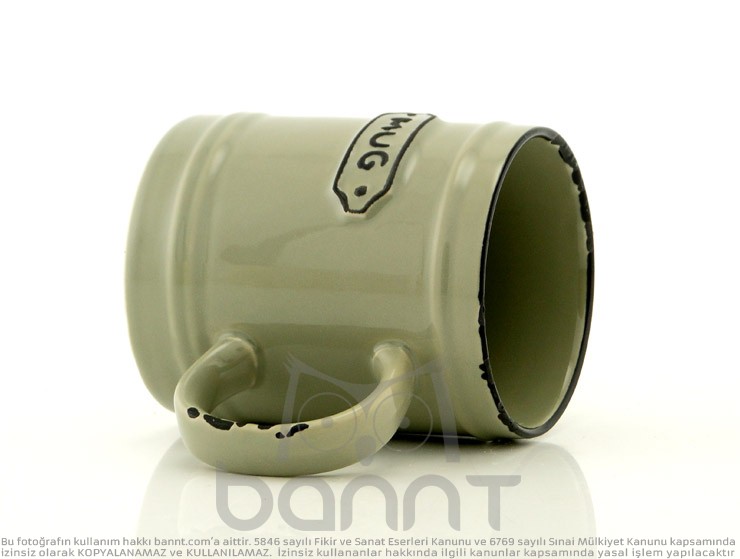 Emaye Mug Kupa (Yeşil) Emaye Mug Kupa (Yeşil)