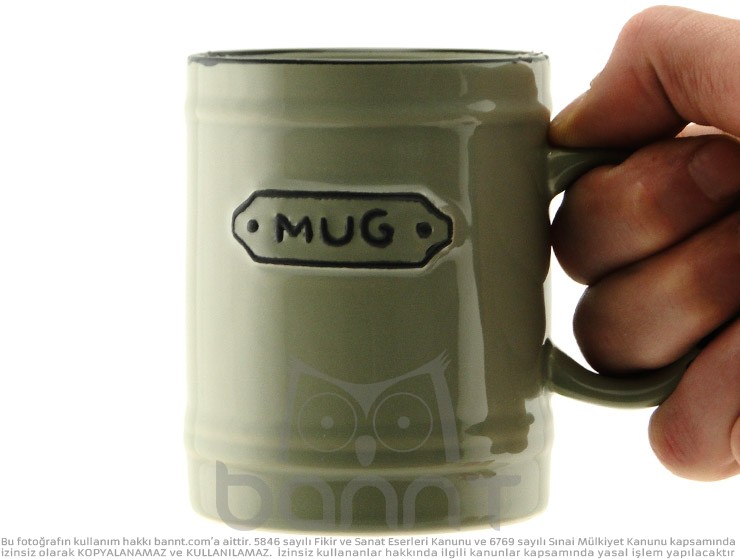 Emaye Mug Kupa (Yeşil) Emaye Mug Kupa (Yeşil)