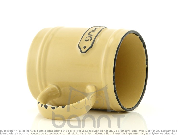 Emaye Mug Kupa (Sarı) Emaye Mug Kupa (Sarı)