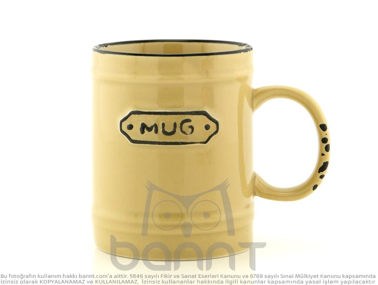 Emaye Mug Kupa (Sarı) Emaye Mug Kupa (Sarı)