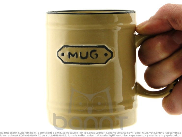 Emaye Mug Kupa (Sarı) Emaye Mug Kupa (Sarı)