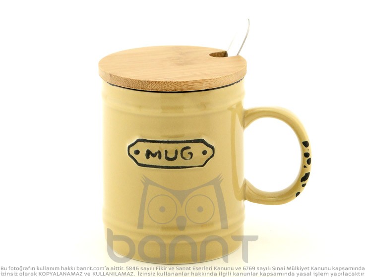Emaye Mug Kupa (Sarı) Emaye Mug Kupa (Sarı)