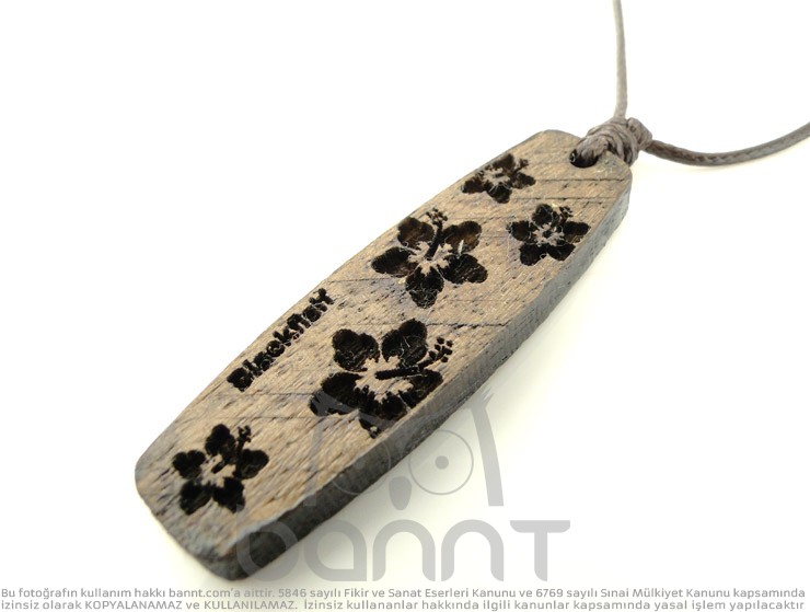 Kiteboard Flower Ahşap Kolye Kiteboard Flower Ahşap Kolye