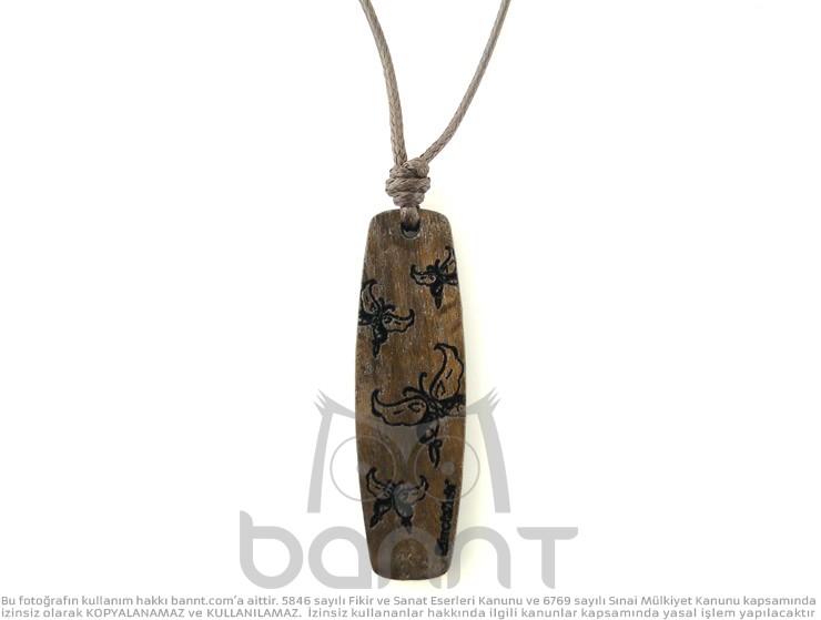Snowboard Butterfly Ahşap Kolye Snowboard Butterfly Ahşap Kolye