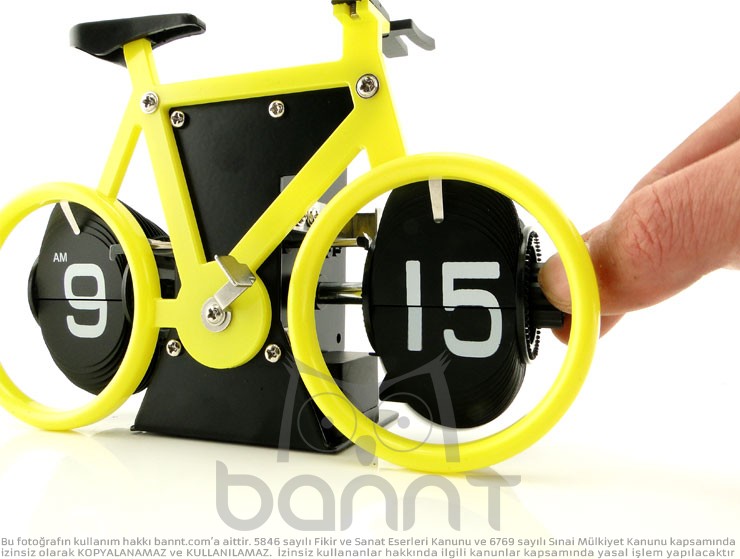 Bicycle Flip Clock Masa Saati