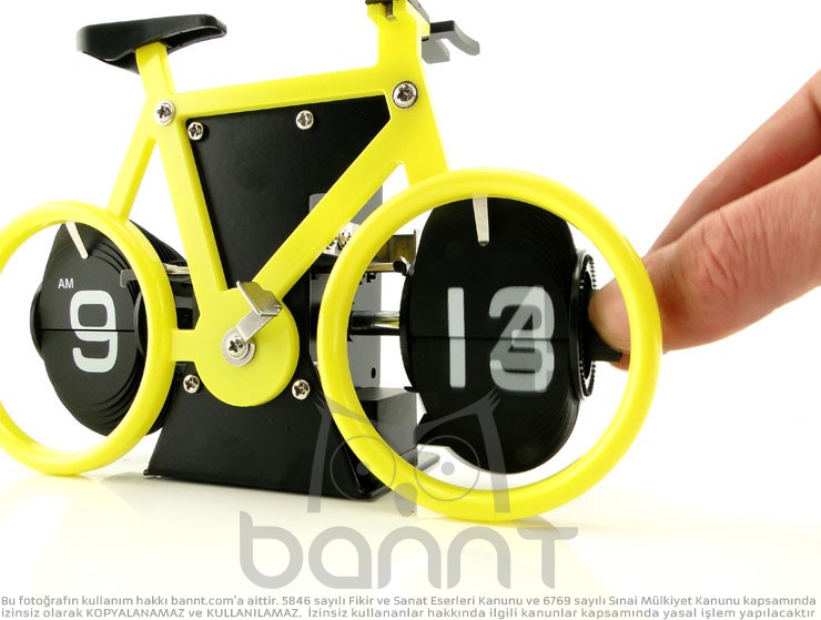 Bicycle Flip Clock Masa Saati