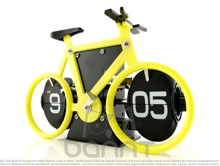 Bicycle Flip Clock Masa Saati