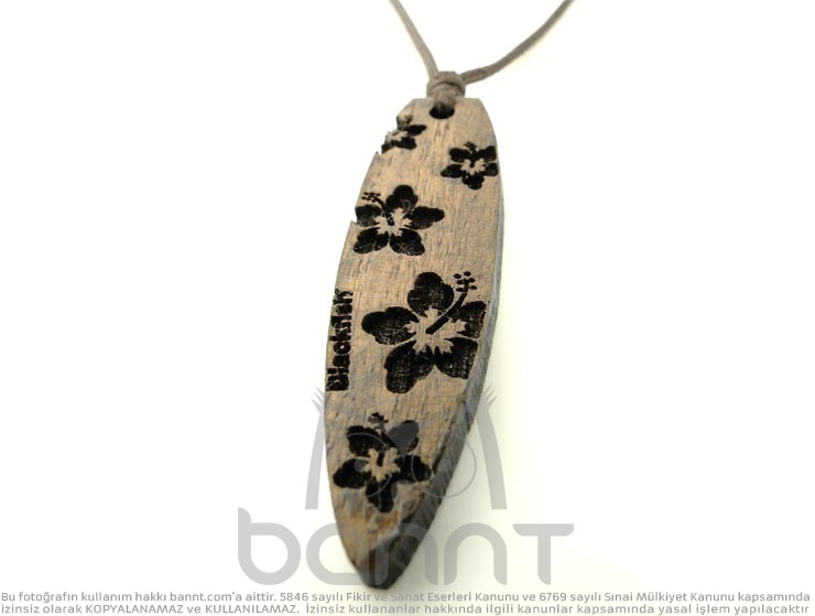 Surf Alaia Flower Ahşap Kolye Surf Alaia Flower Ahşap Kolye