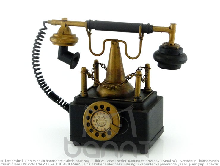 Vintage Telefon Kumbara Vintage Telefon Kumbara