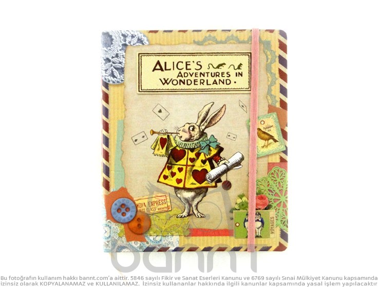 Alice Harikalar Diyarında Defter