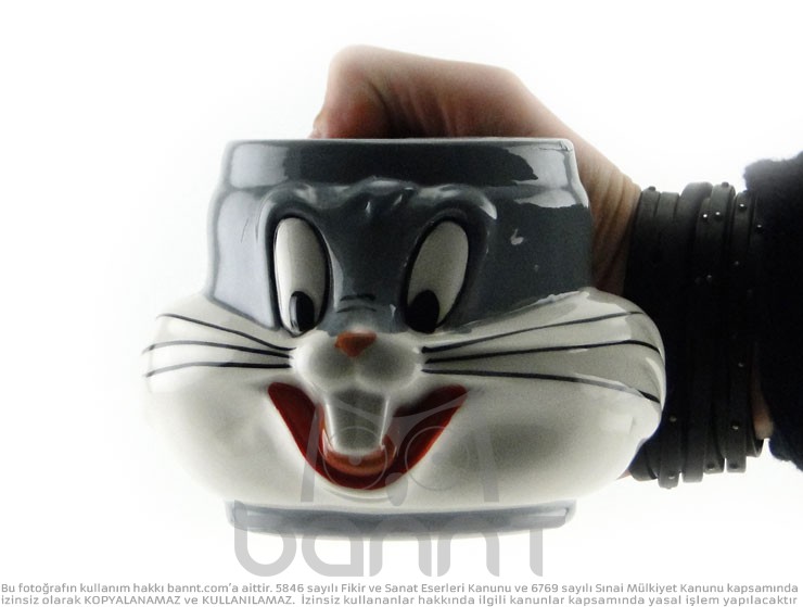 Bugs Bunny 3D Kupa Bardak