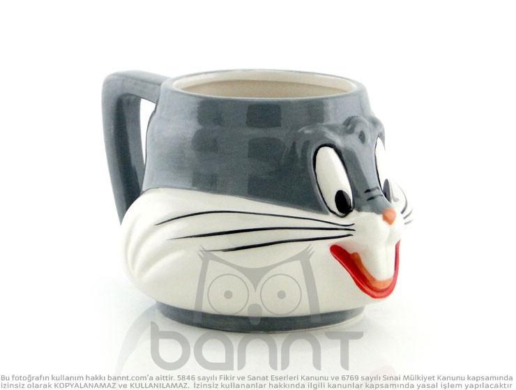 Bugs Bunny 3D Kupa Bardak Bugs Bunny 3D Kupa Bardak