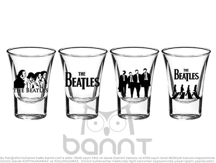 Beatles Shot Bardak Takımı Beatles Shot Bardak Takımı