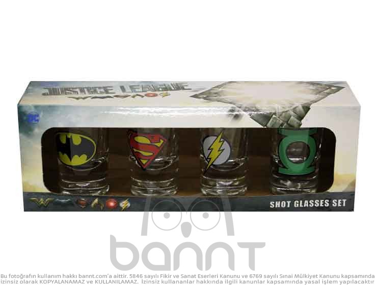 DC Comics Shot Bardak Takımı DC Comics Shot Bardak Takımı
