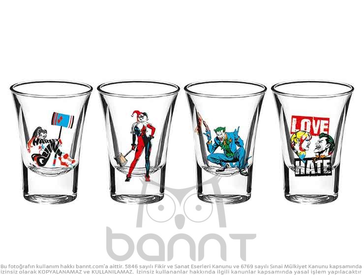 Harley Quinn Shot Bardak Takımı Harley Quinn Shot Bardak Takımı