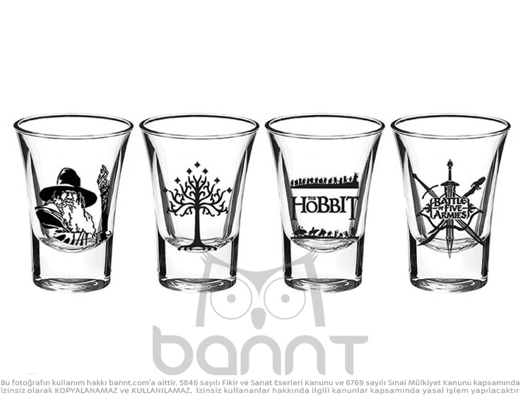 Hobbit Shot Bardak Takımı Hobbit Shot Bardak Takımı