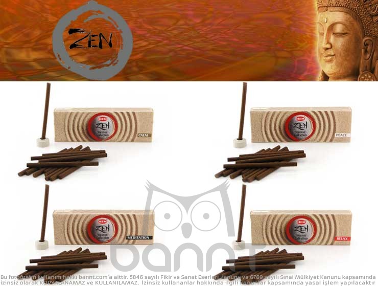 Zen Roll Organik Tütsü Seti