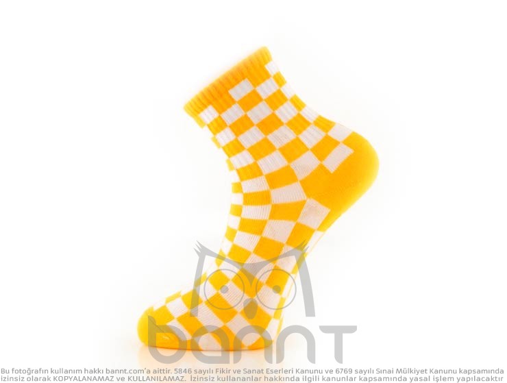 Damalı Çorap (Sarı)