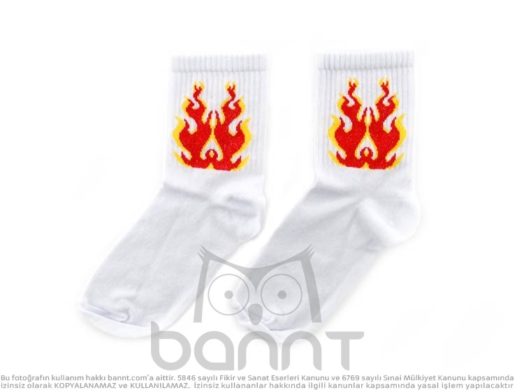 Fire Çorap (Beyaz)