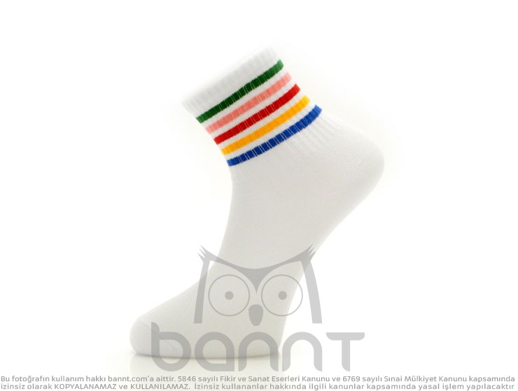 Rainbow Tenis Çorap