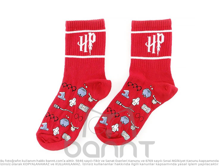 Harry Potter Çorap (Kırmızı)