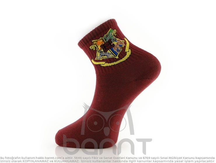 Hogwarts Çorap (Bordo)