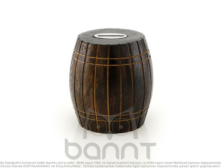 Ahşap Fıçı Kumbara (Küçük Boy) Ahşap Fıçı Kumbara (Küçük Boy)