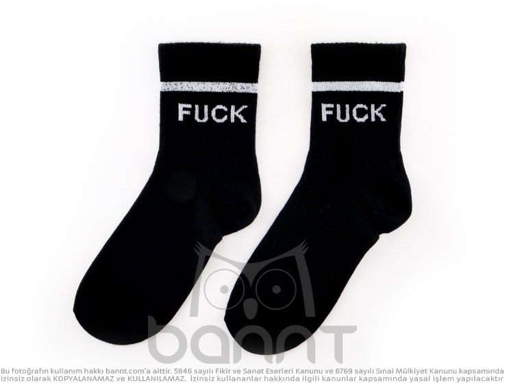 F Çorap (Siyah)