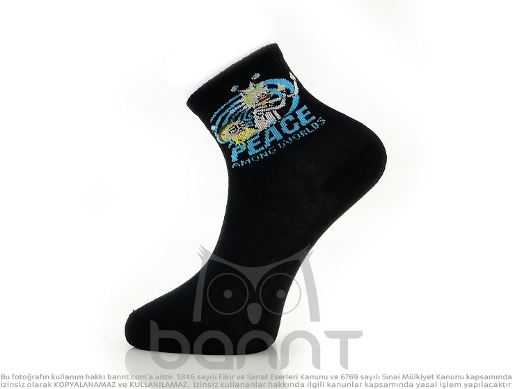 Rick and Morty Peace Çorap