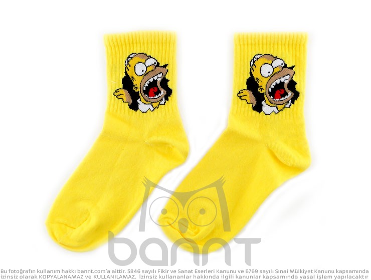 Homer Simpson Çorap
