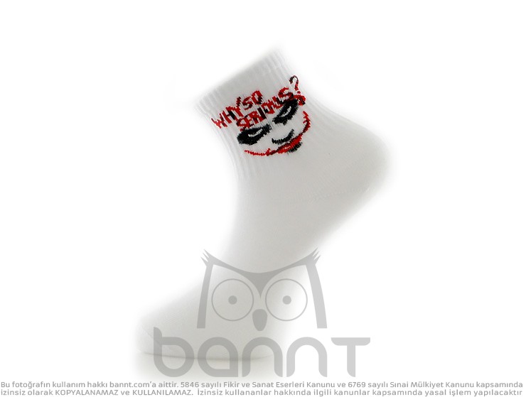 Joker Çorap (Beyaz)
