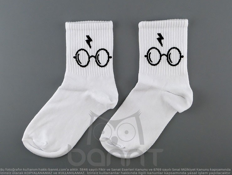 Potterhead Gözlük Çorap