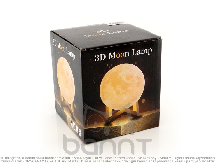 3D Dokunmatik Ay Işığı Lamba