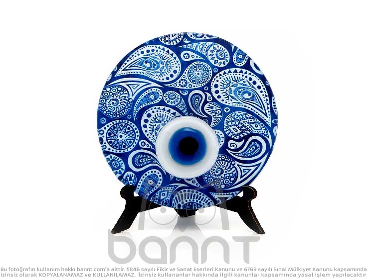 Mandala Masa Üstü Füzyon Cam Nazarlık 12cm Mandala Masa Üstü Füzyon Cam Nazarlık 12cm