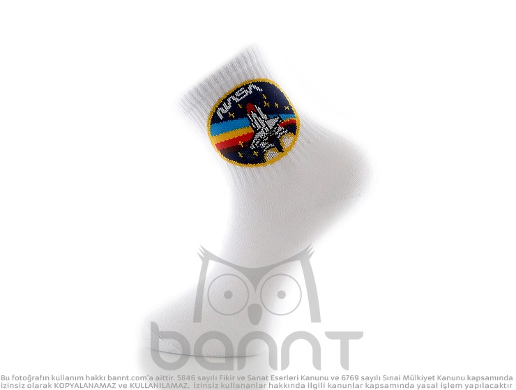 Nasa Rocket Çorap