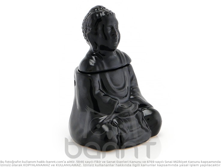 Buda Lotus Buhurdan (Siyah)