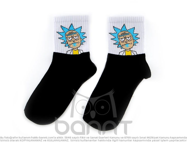 Morty Çorap (Siyah)