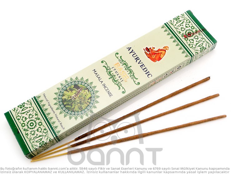 Ayurvedic Fesleğen Organik Tütsü Ayurvedic Fesleğen Organik Tütsü