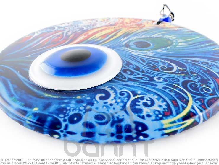 Göz Füzyon Cam Nazar Boncuğu 12cm Göz Füzyon Cam Nazar Boncuğu 12cm