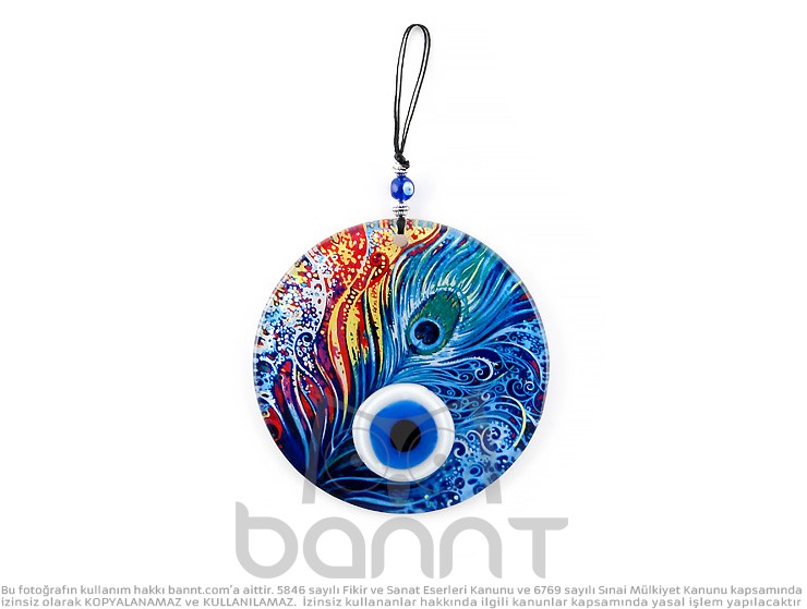 Göz Füzyon Cam Nazar Boncuğu 12cm Göz Füzyon Cam Nazar Boncuğu 12cm